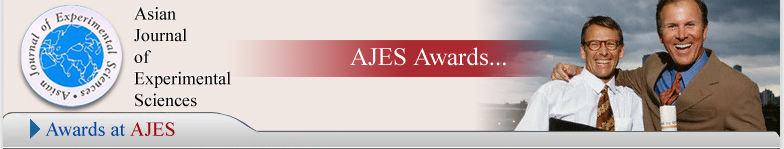 AJES -- Asian Journal of Experimental Sciences