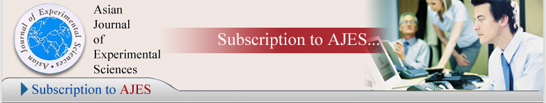AJES -- Asian Journal of Experimental Sciences